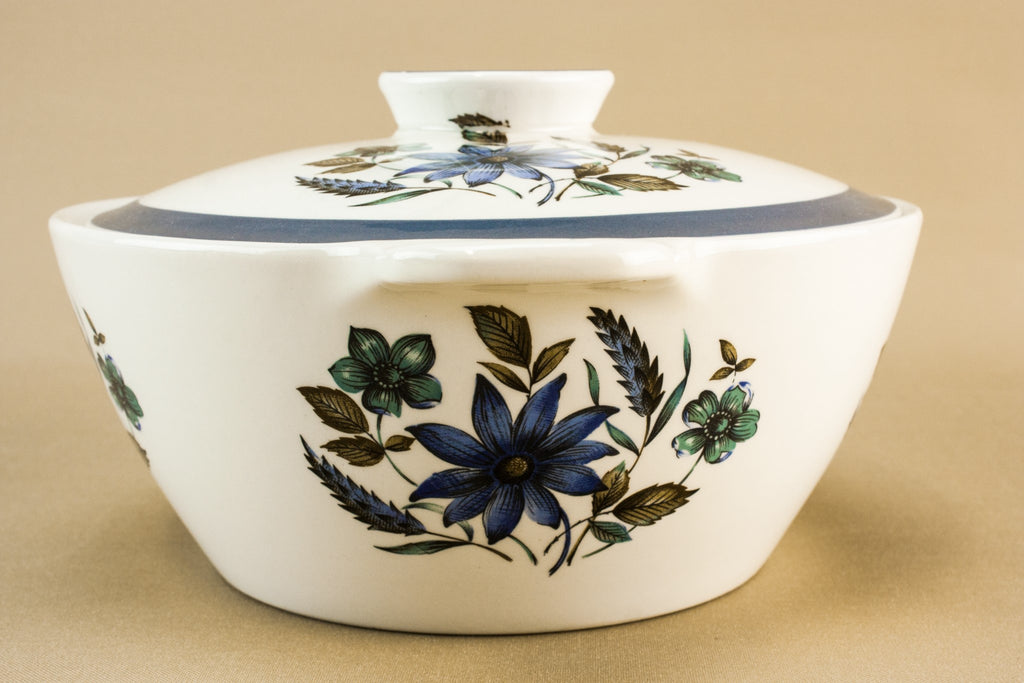 Pottery tureen and lid