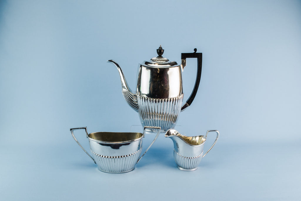 Silver plated coffee set