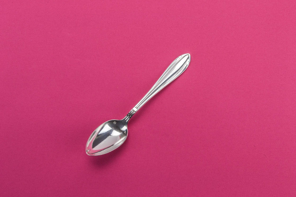 6 Art Deco dessert spoons
