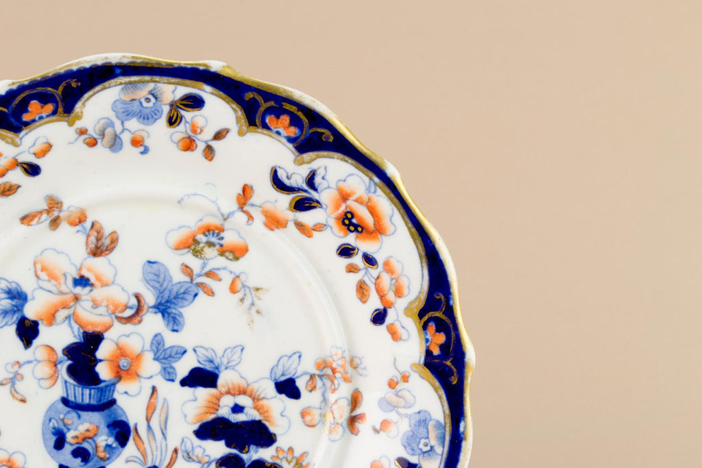 Small Blue and White dish, English 19th century