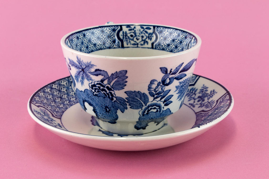 Blue & White Yuan Tea Set, English 1910s