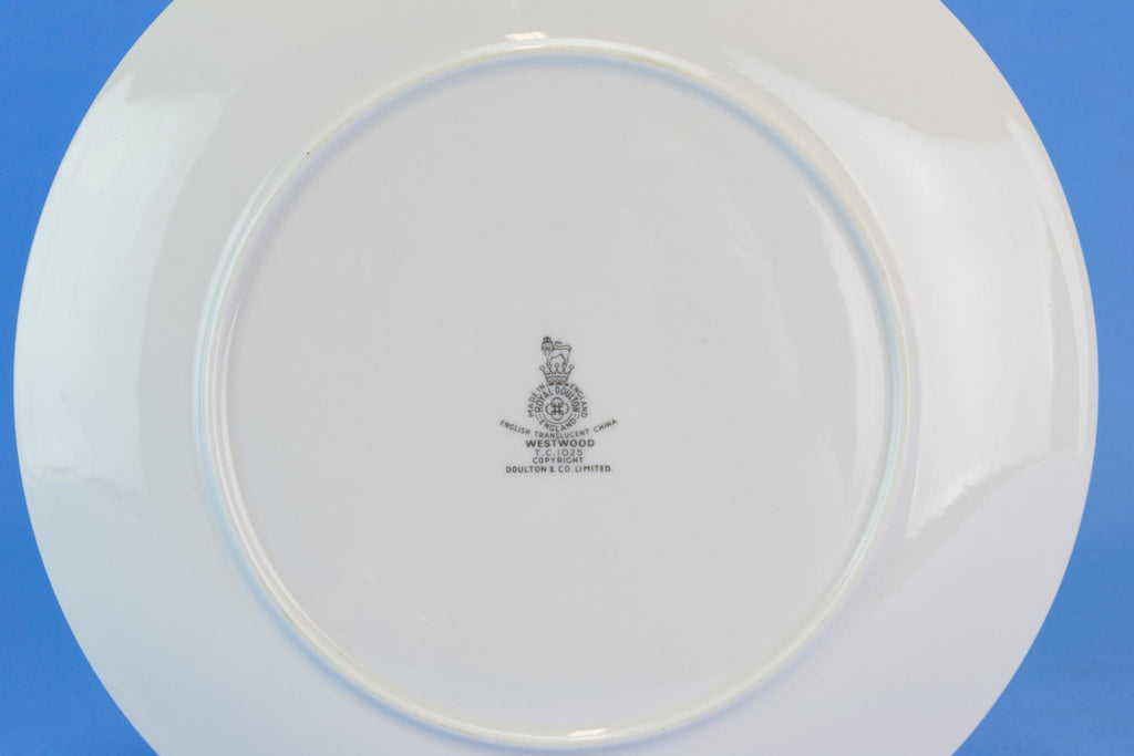Medium Plates by Royal Doulton, English Circa 1960