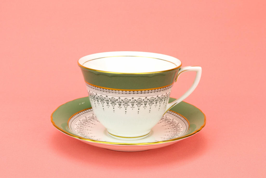 Tea Set for 6 Regency by Royal Worcester, English 1970s
