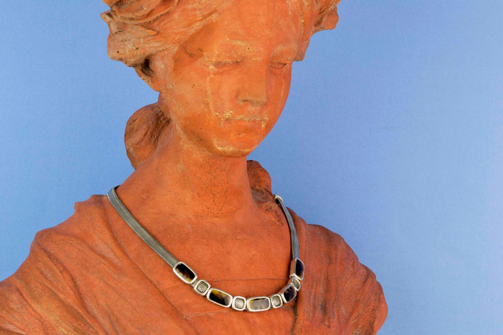 Necklace with Moving Links, Italian 1980s