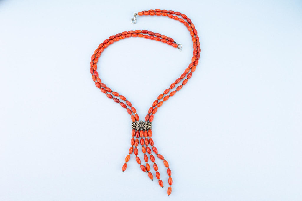 Italian Red Coral Necklace