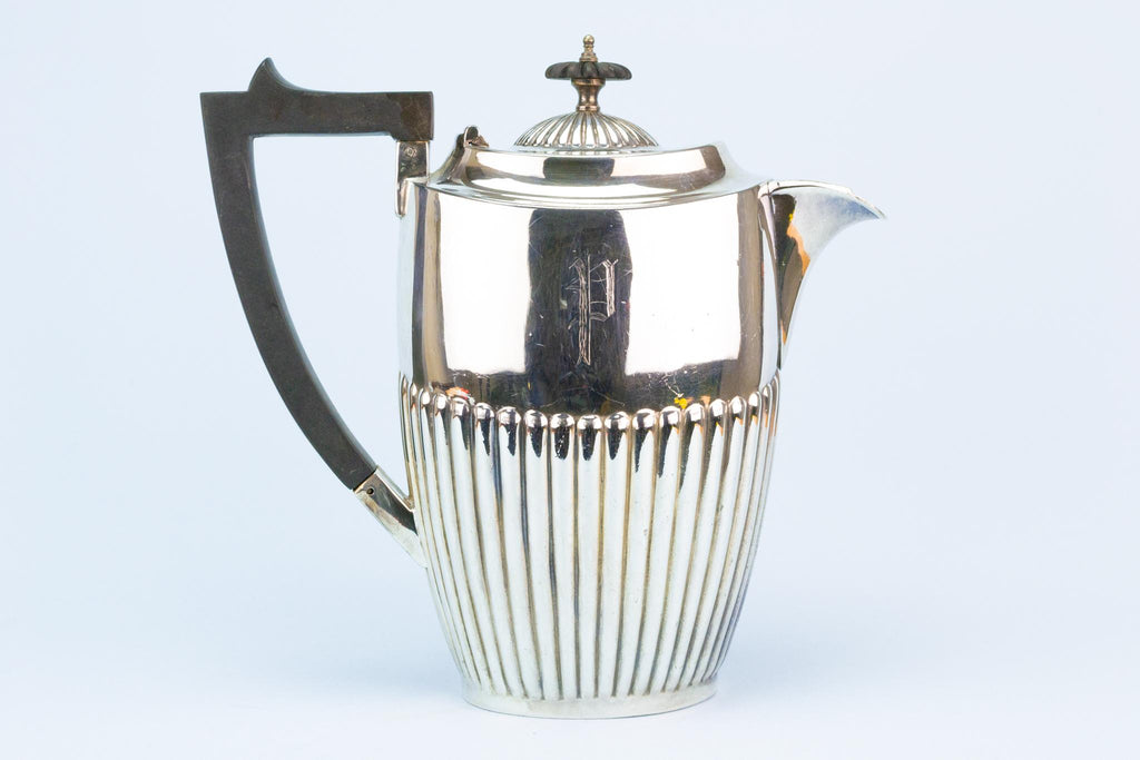 Silver Plated Coffee Pot, English 1930s