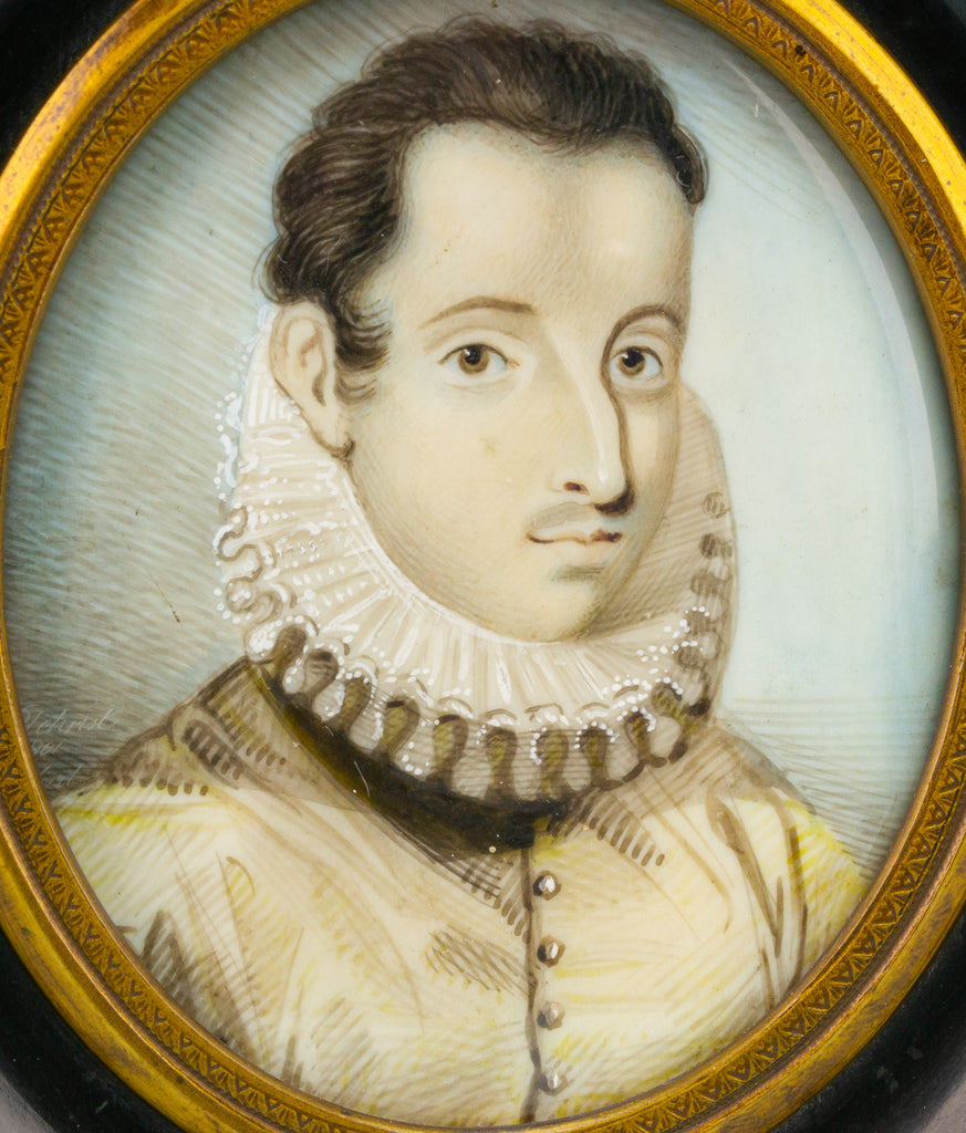 1801 Miniature Painting of Sir Philip Sidney