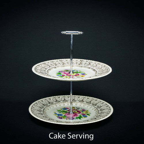 Two tier cake stand