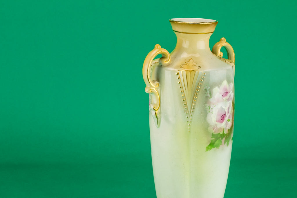 2 Art Nouveau amphora vases