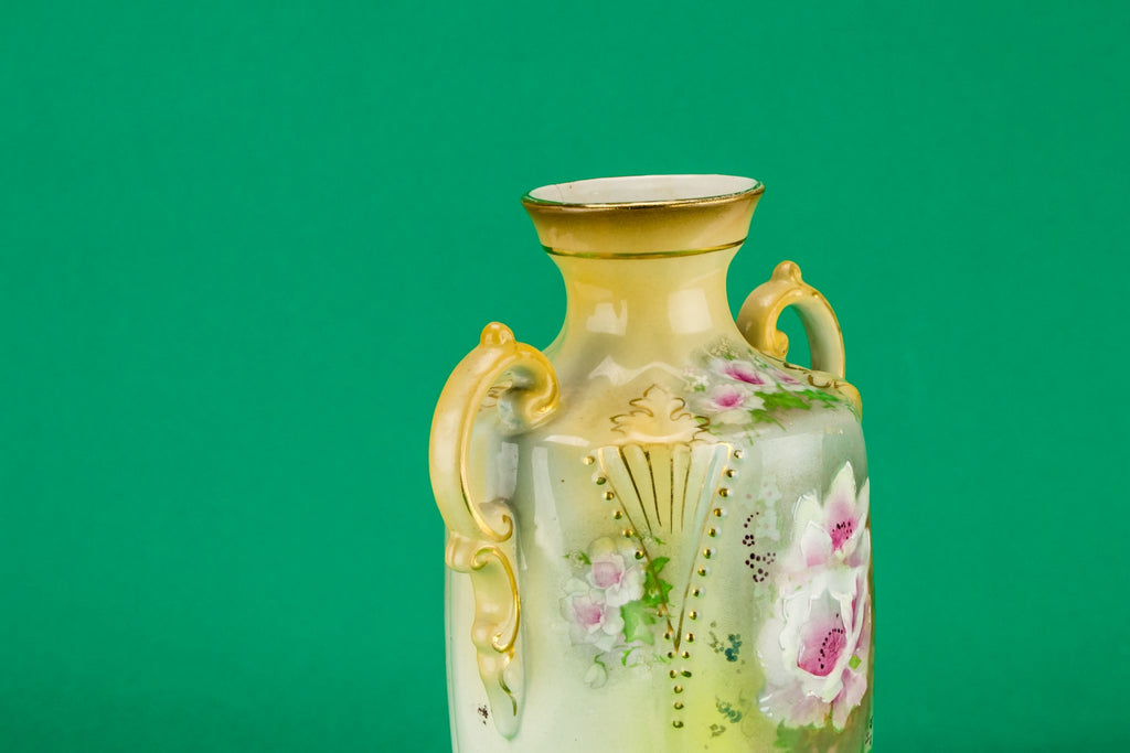 2 Art Nouveau amphora vases