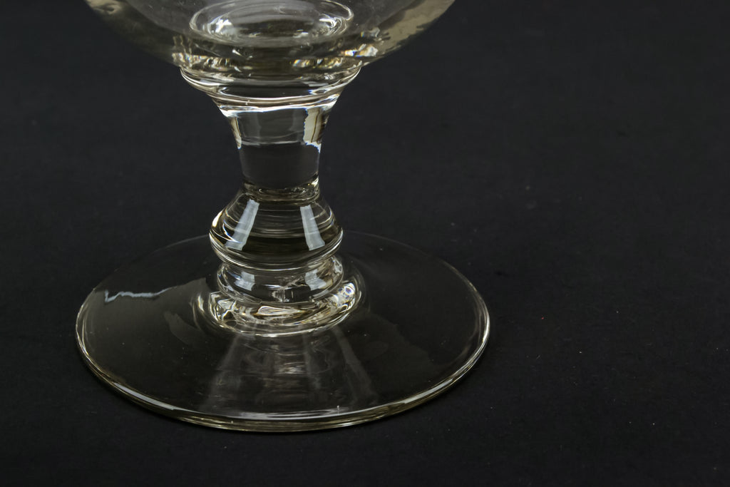 Glass serving bowl