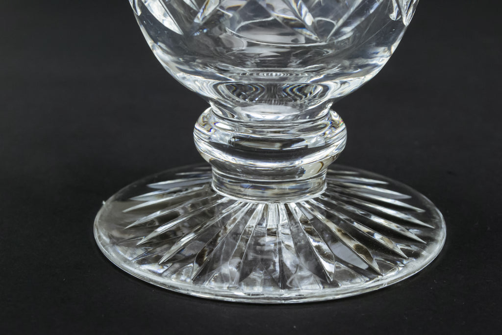 Cut glass flower vase