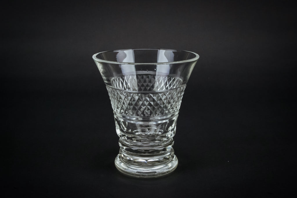 Cut glass condiment bowl
