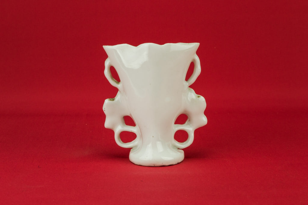 Small flat flower vase