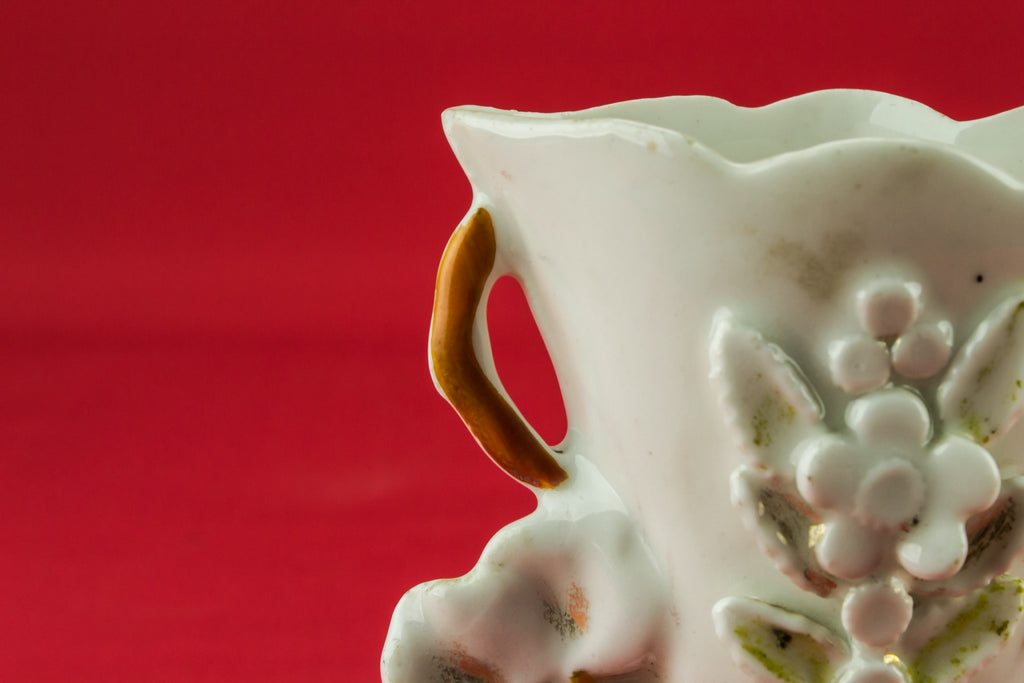 Small flat flower vase