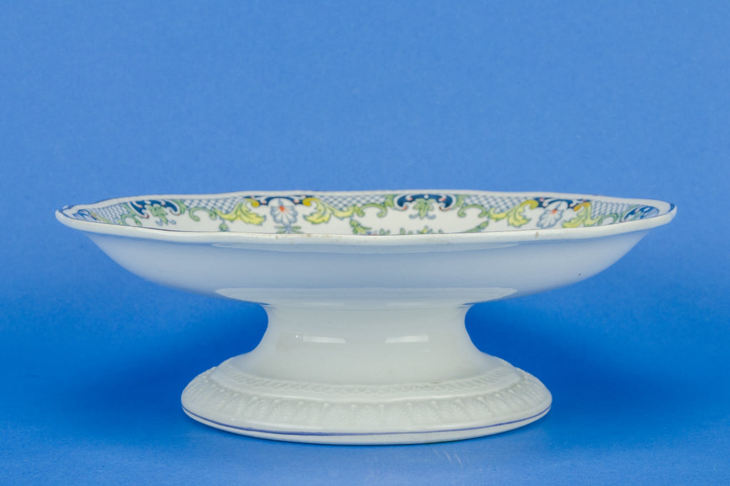 Cake serving tazza in blue