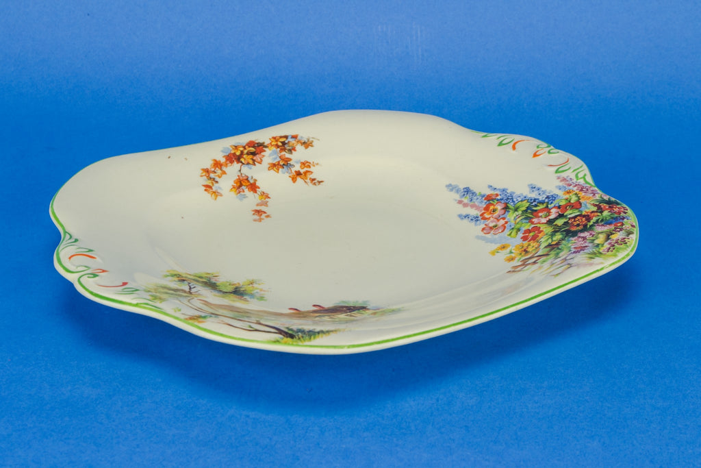 Cake serving plate
