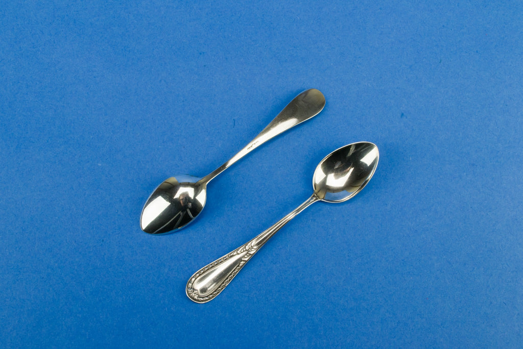 6 silver coffee spoons
