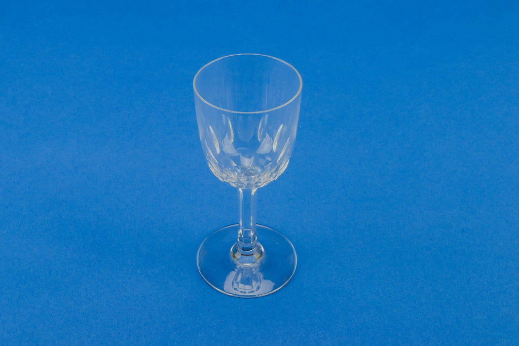 2 hexagonal port glasses