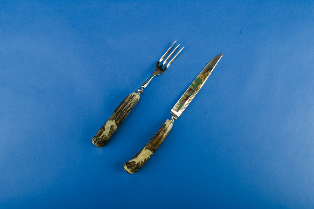 Antler knife and fork