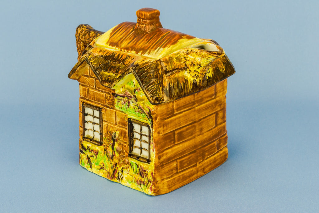 Thatched cottage teapot