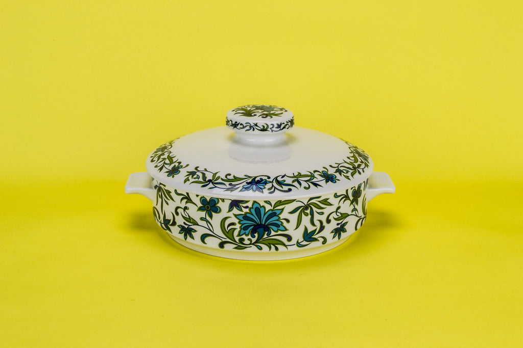 Turquoise serving tureen