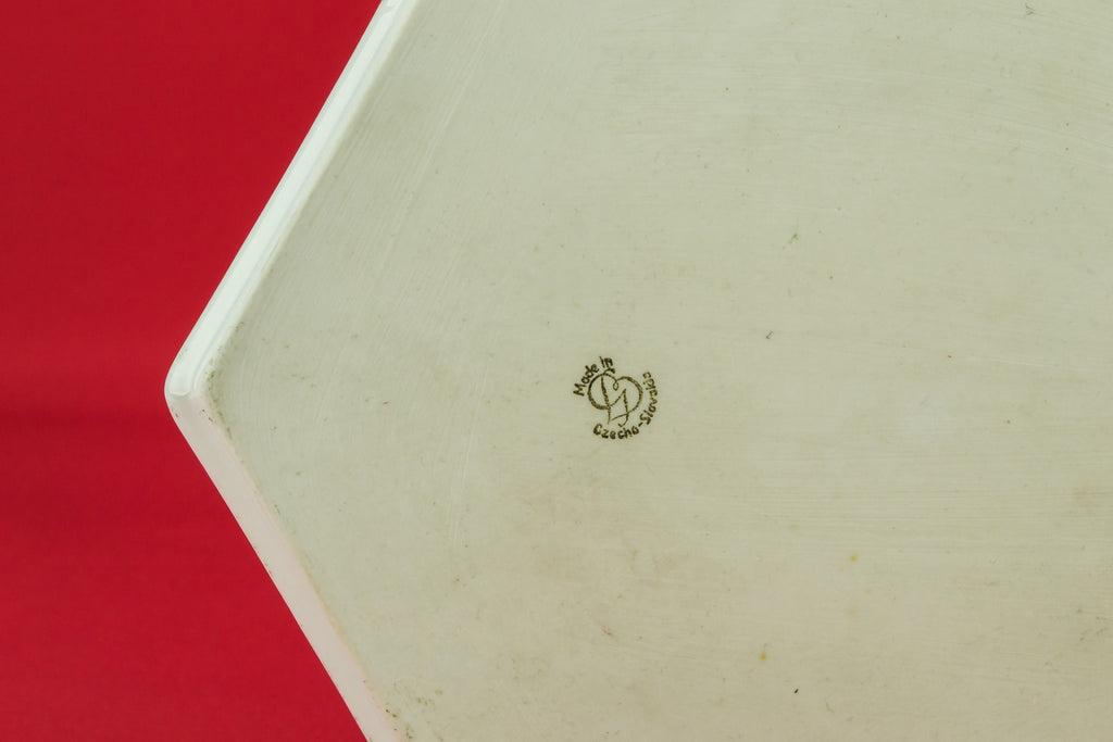 Hexagonal decorative tray
