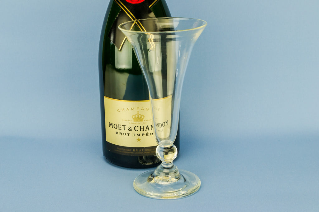 Blown glass Champagne flute