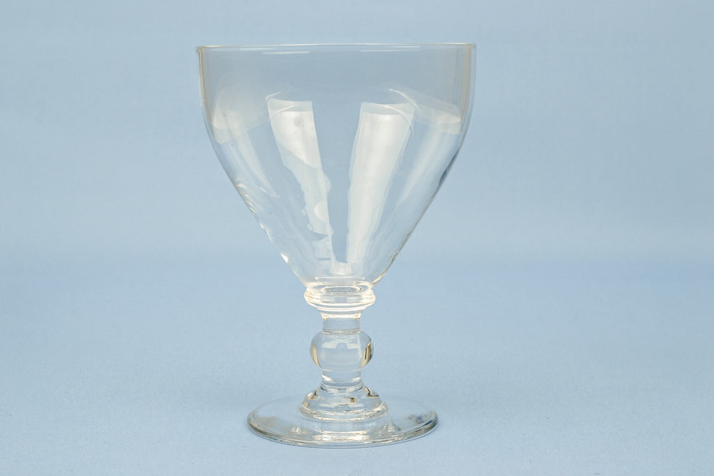 Large glass wine rummer
