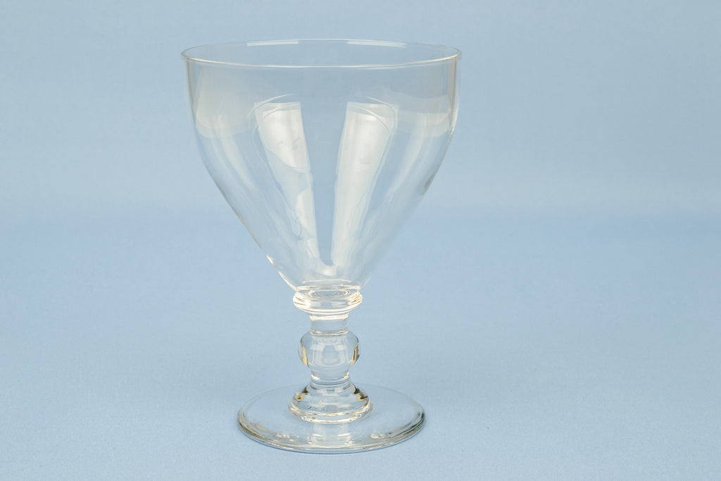 Large glass wine rummer