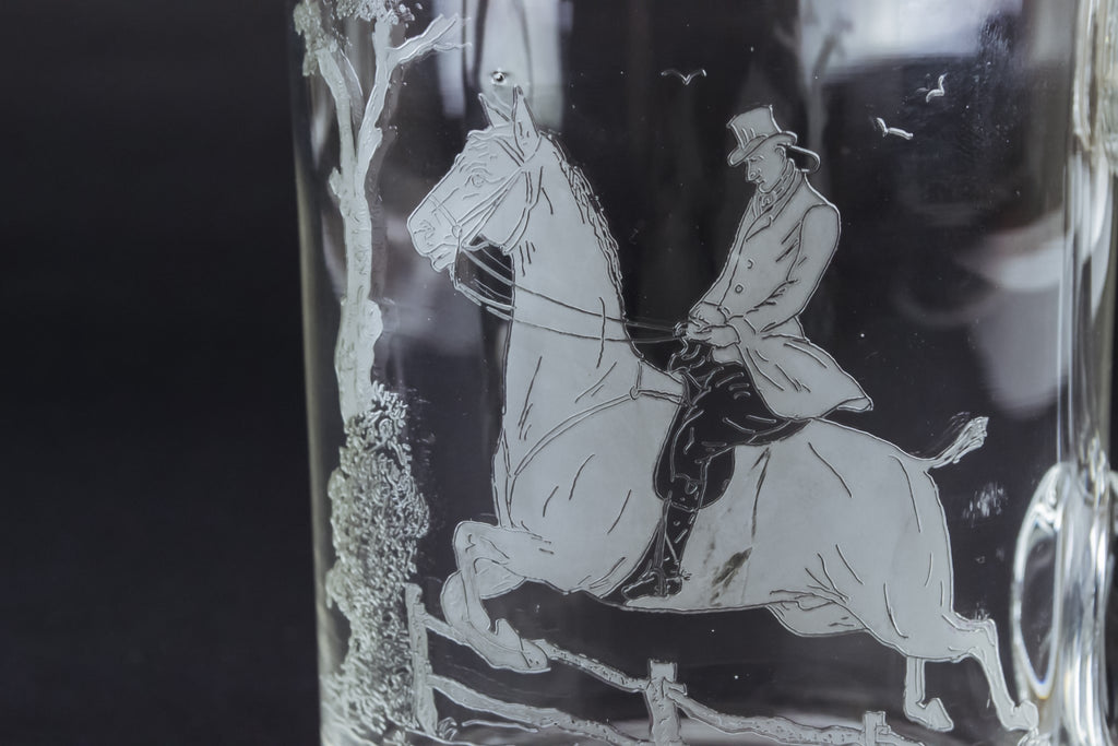 Engraved beer tankard