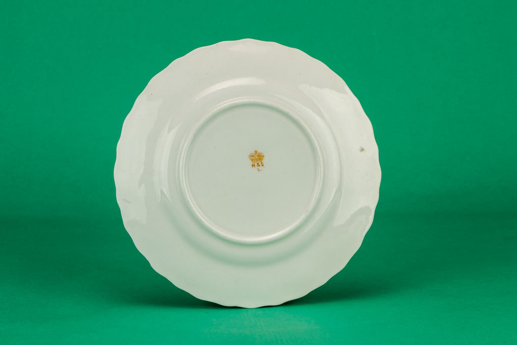 3 Edwardian porcelain plates