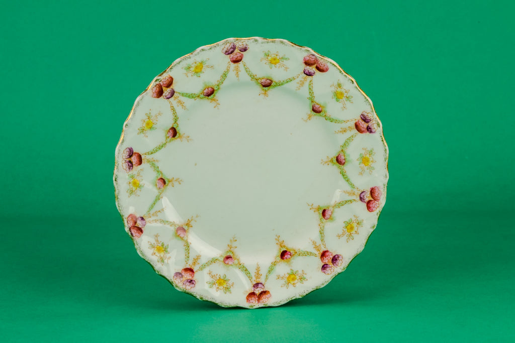 3 Edwardian porcelain plates