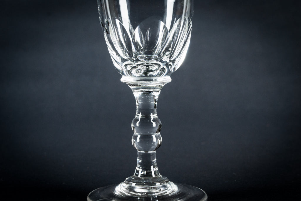 3 dessert wine glasses