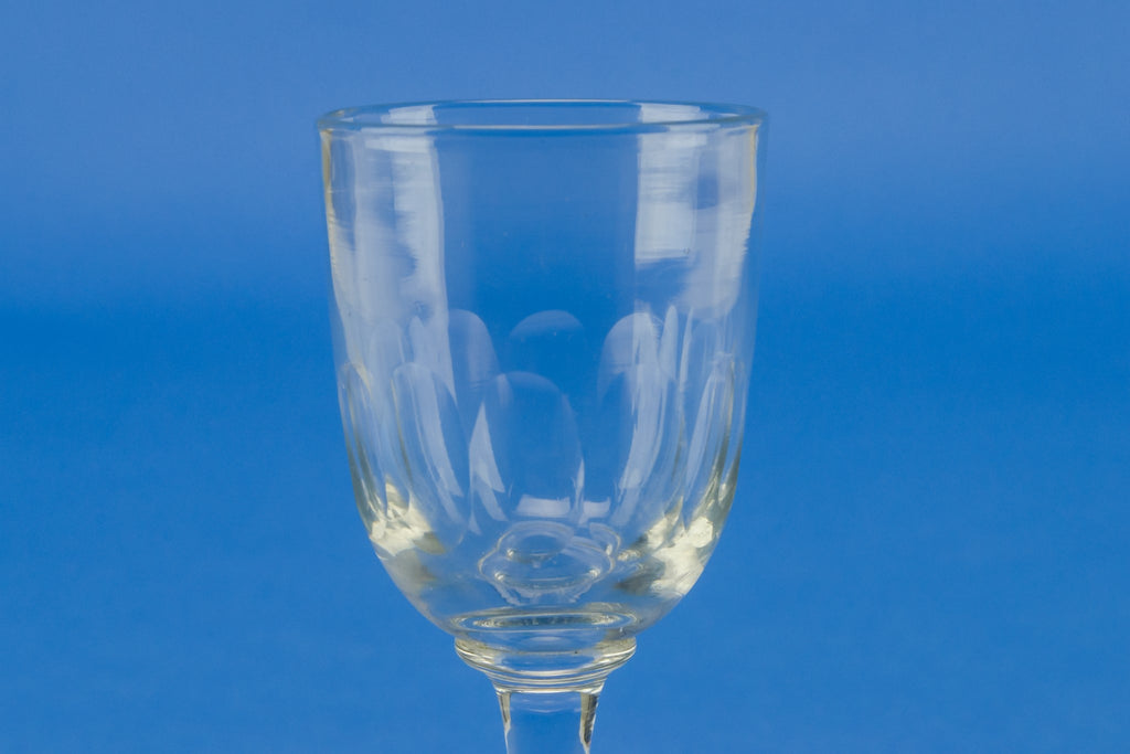 6 sherry stem glasses