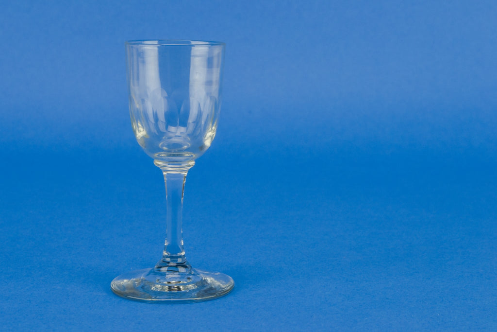 6 sherry stem glasses