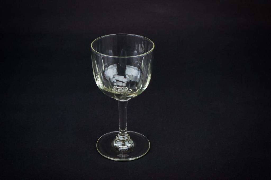 Dessert wine panel cut glass