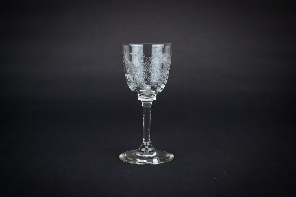 Glass wine glass