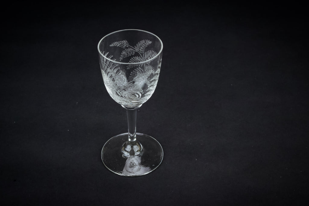Glass wine glass