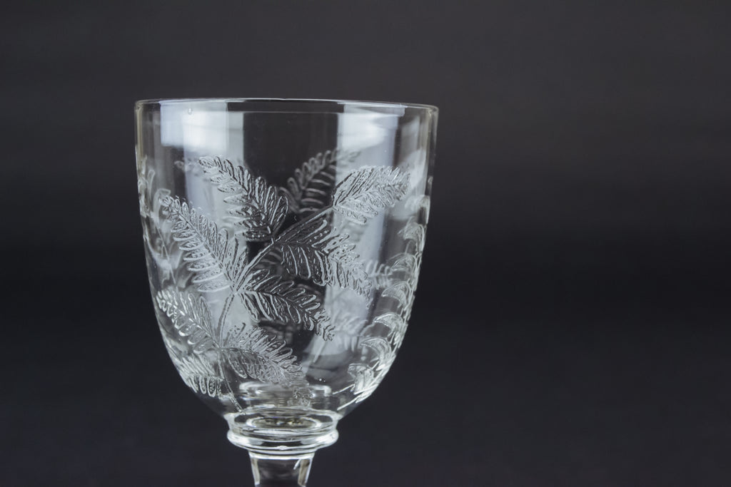 Glass wine glass