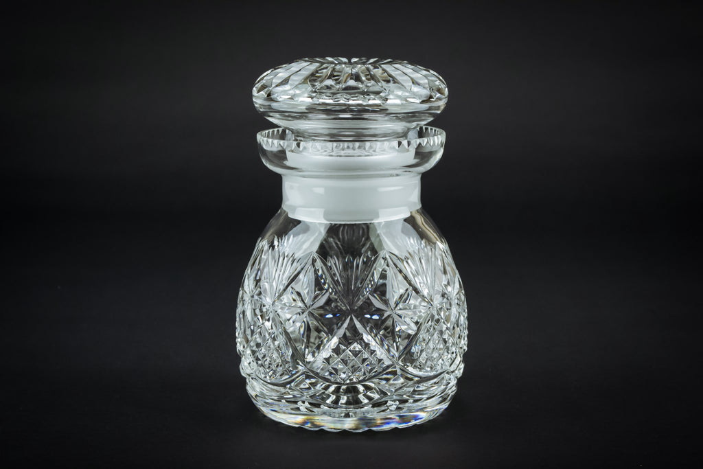 Glass condiment jar