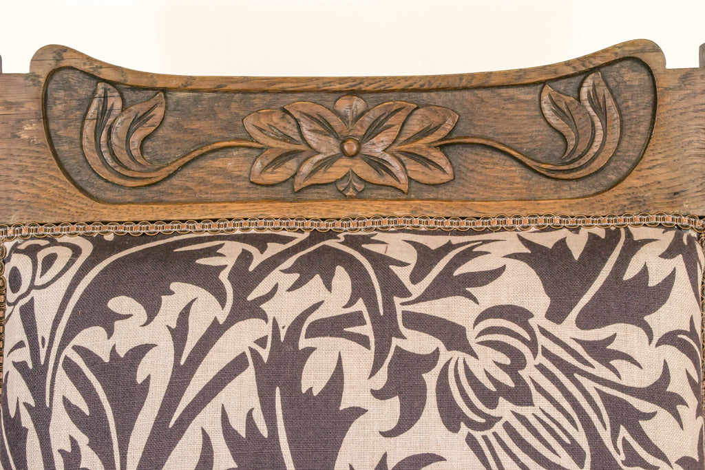 Large Arts & Crafts Oak Armchair 1890s