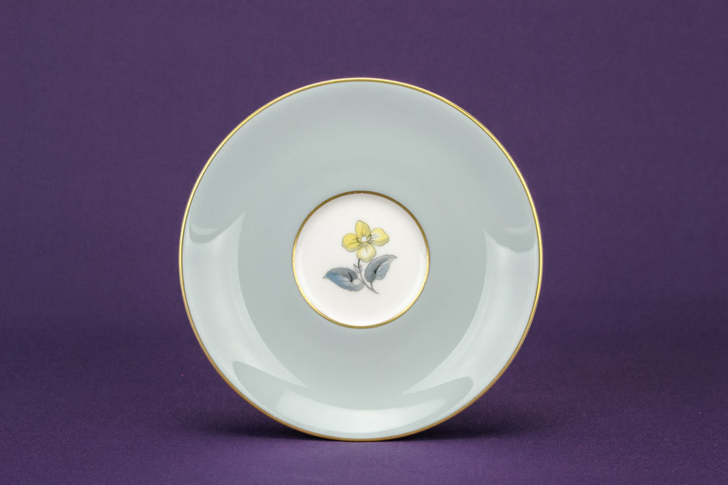 Pale blue coffee set for 6