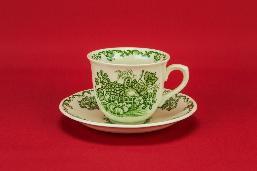 Green tea set for 4