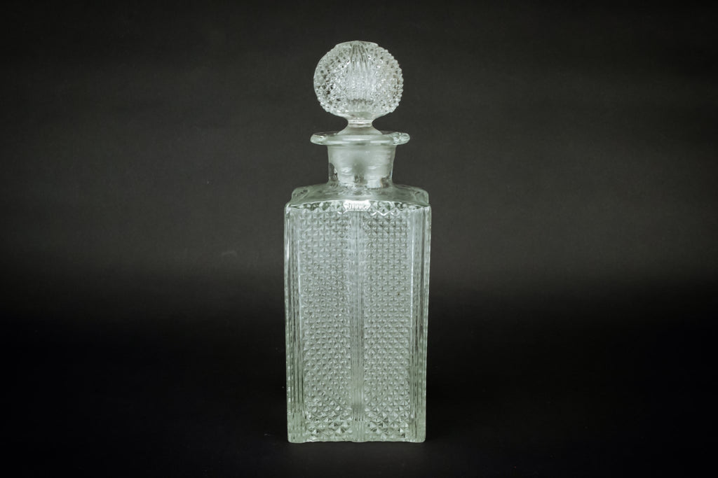 Small square whisky decanter
