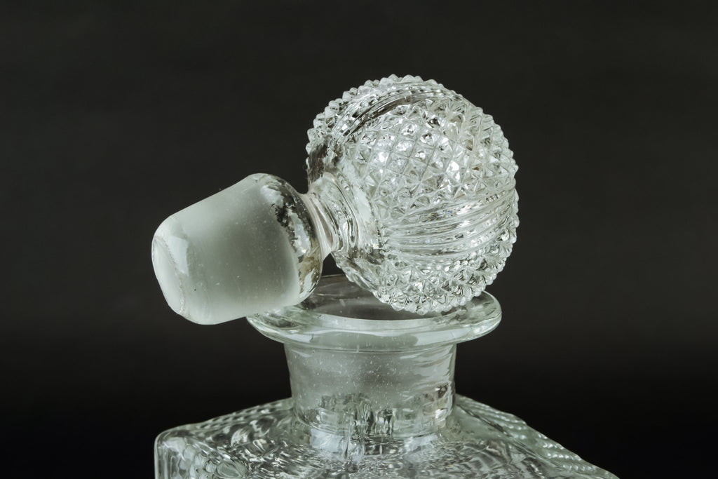 Small square whisky decanter