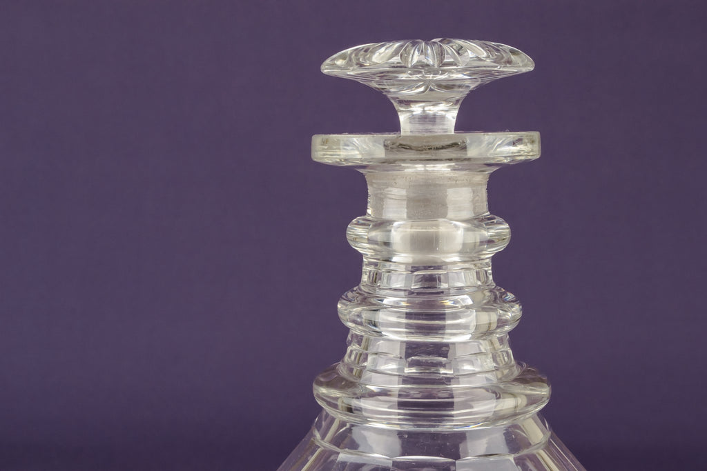 Cut glass Nelson decanter