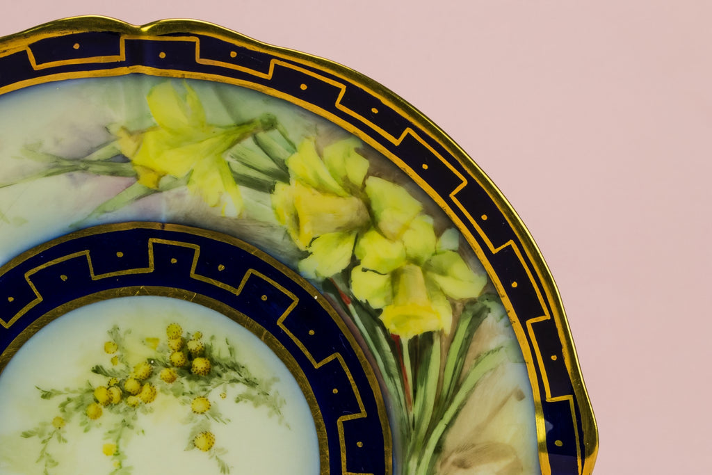 Limoges cake plate