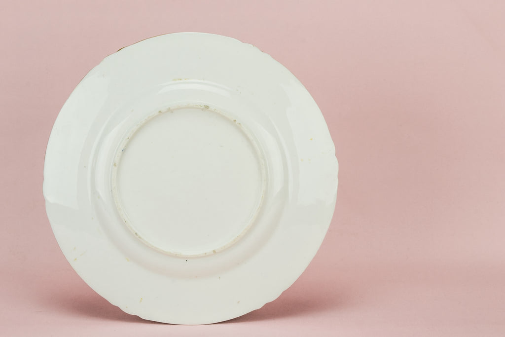 Flow blue serving plate