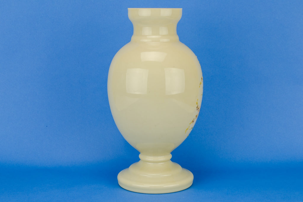 Large paisley glass vase